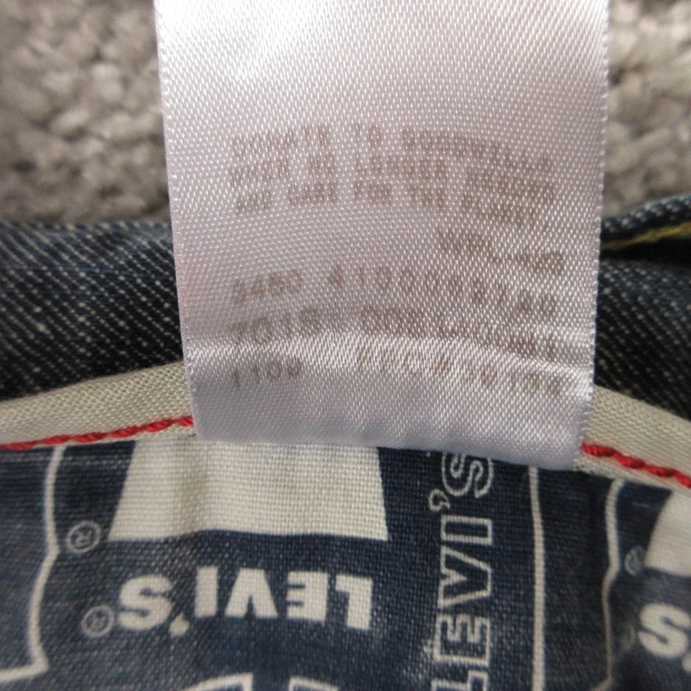 Vintage Levis Jeans Mens 38x32 Blue 514 Slim‎ Straight Cotton Denim Pants Y2K